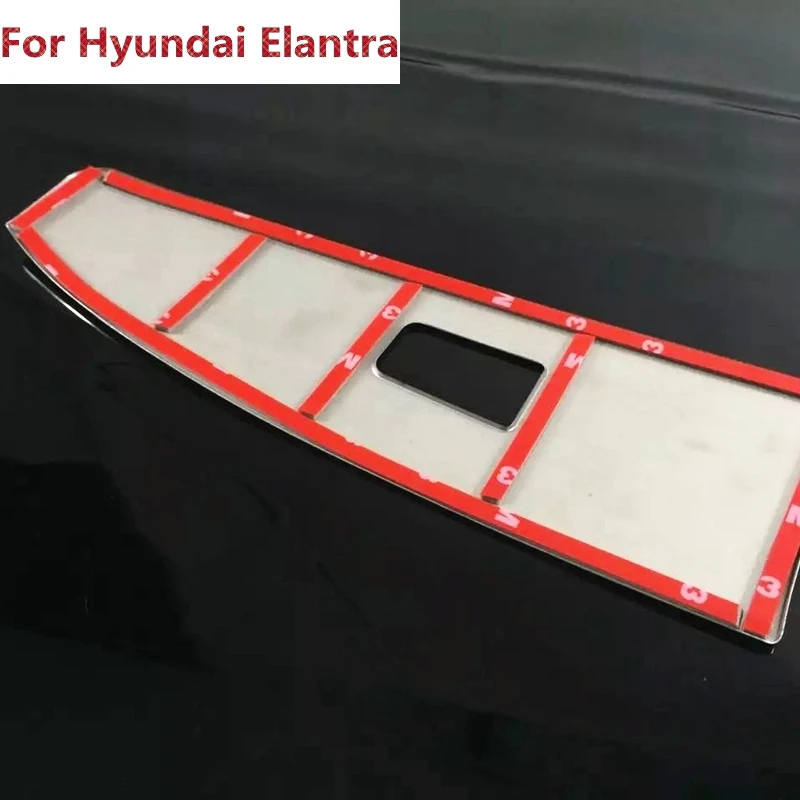 Для Hyundai Elantra 2016/Avante 2015 4 шт. хромированная Внутренняя дверь подлокотник крышка