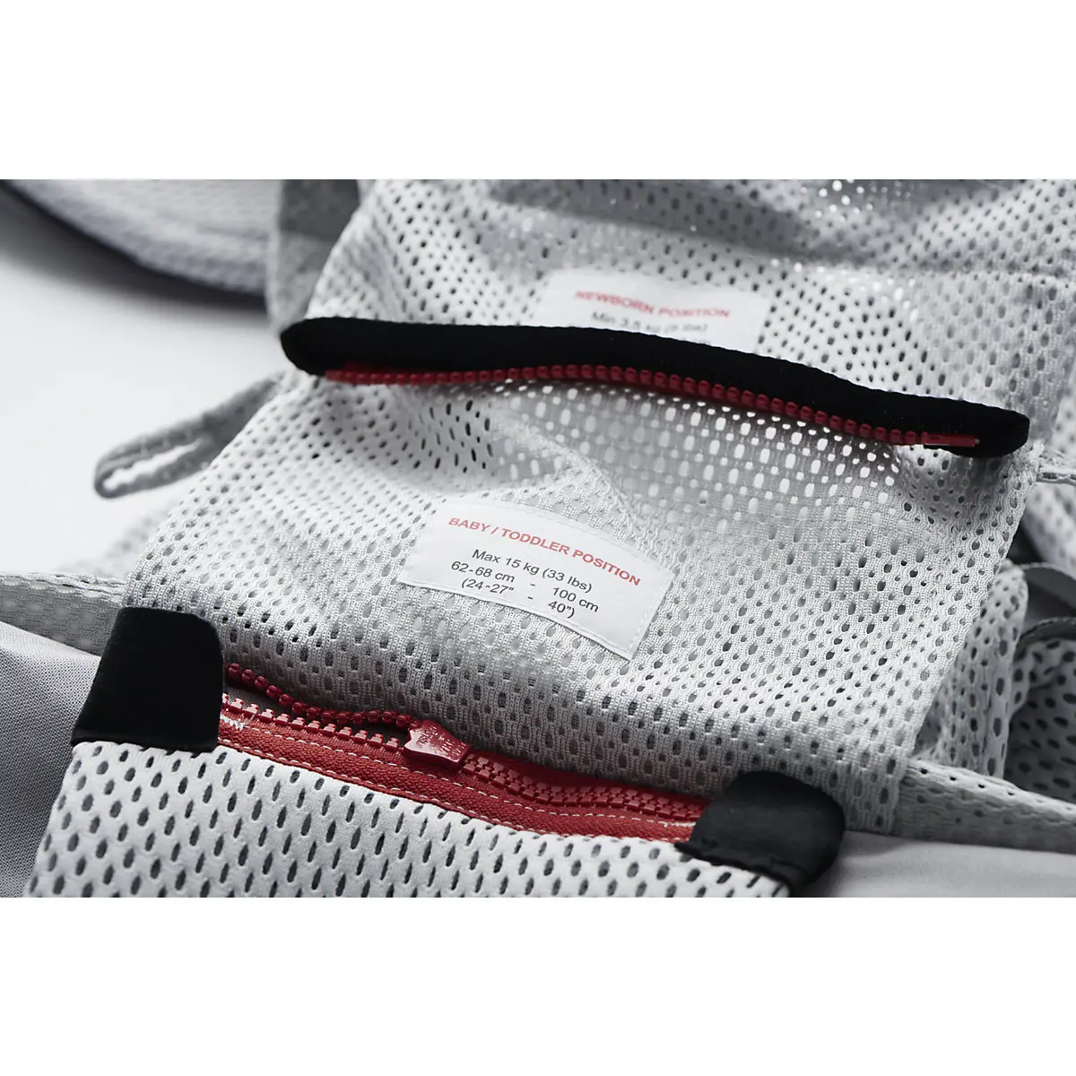 Рюкзак-переноска BabyBjorn ONE Mesh new version, серебряный