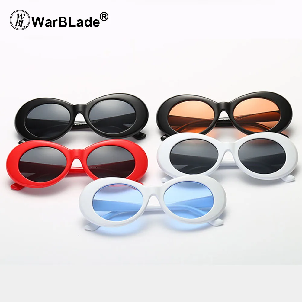 Baoblaze Retro Clout Goggles Kurt Cobain Sunglasses for Women Men