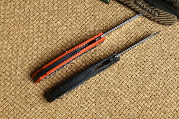Складной нож STEDEMON BG01 Flipper клинок 12C27 KVT с шариковым подшипником рукоятка G10 для