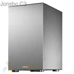 Jonsbo C3S C3 серебро HTPC Mini ITX case компьютера из алюминия, USB3.0 supprt ATX Мощность, Прочие ожерелья и подвески C2 V4