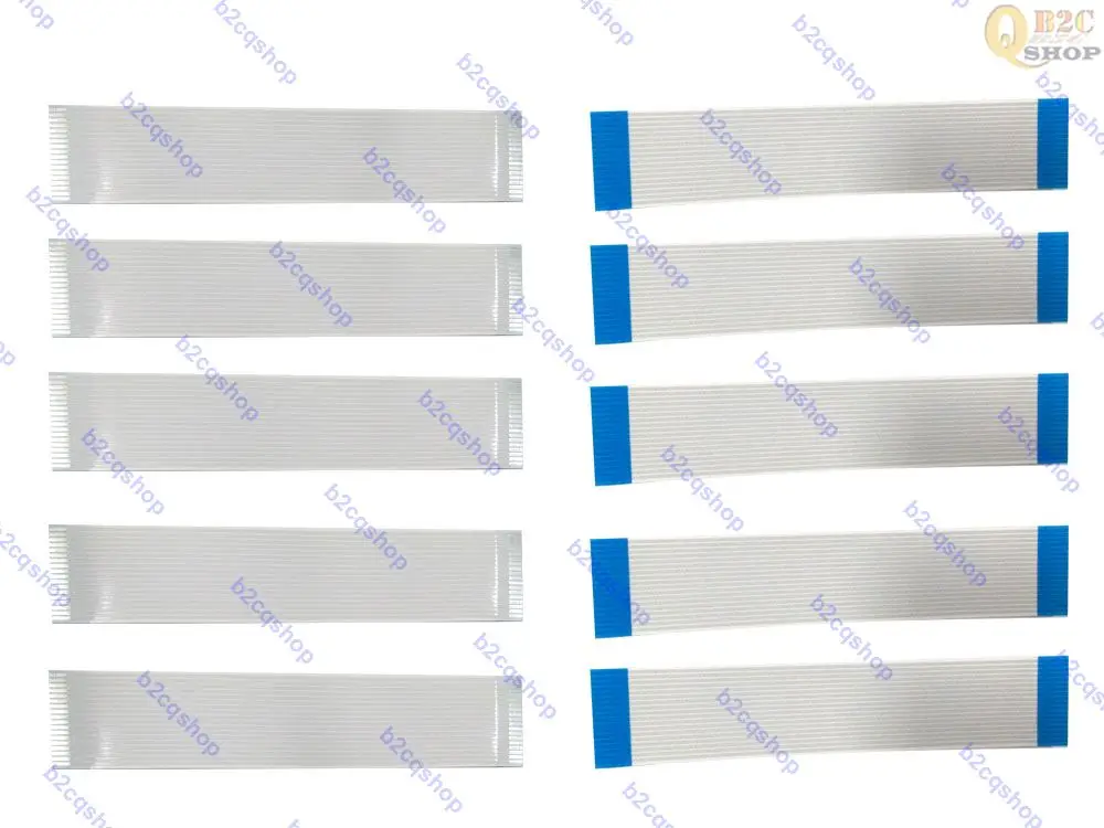 

10pcs 200mm 20Pin 20p 1.25mm Pitch FFC cable Flexible Flat Cable Wire Ribbon Forward Direct type A