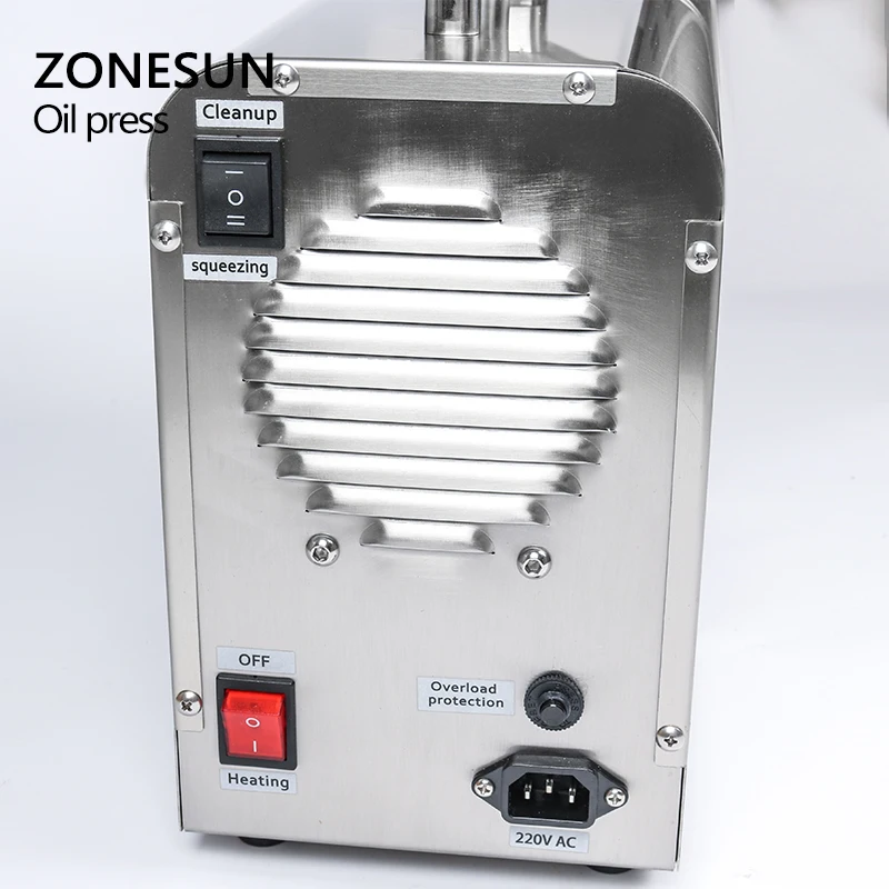 ZONESUN нержавеющая сталь 110 В или 220 В для выбора оливкового масла пресс машина коммерческого класса шнековый пресс для извлечения масла пресс er