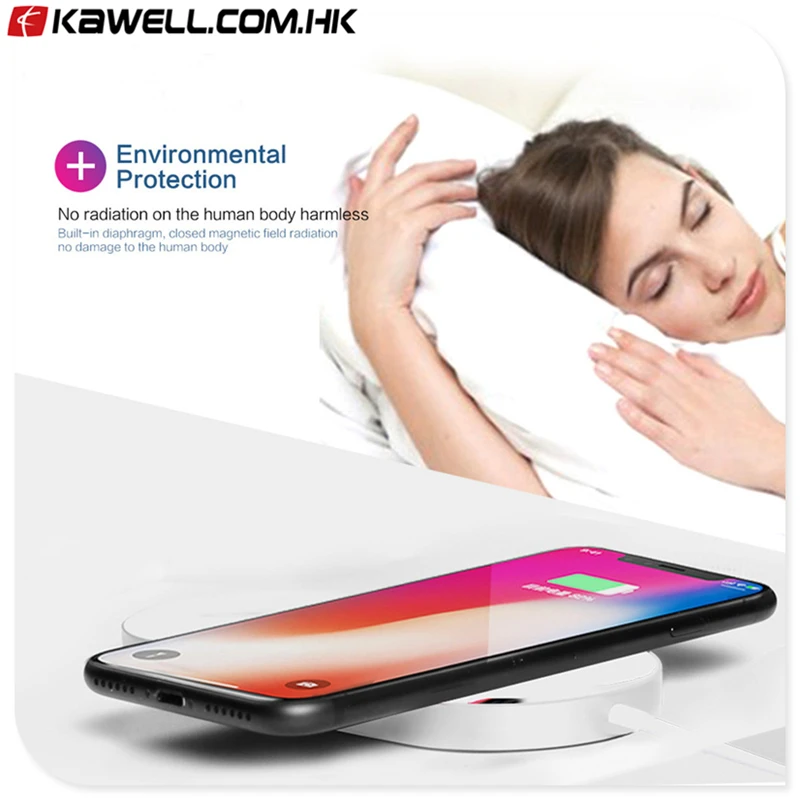 Wireless Charger For iPhone X 8 8 Plus Wireless Charger Pad Fast Charge For Apple Watch 3 wireless Charger for smart phone