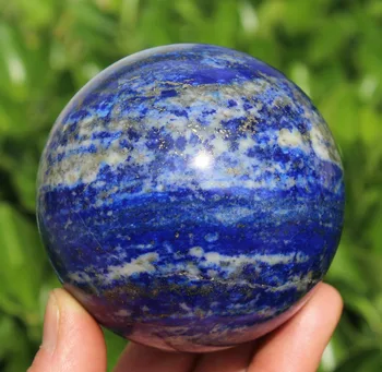

655g AAA++ Natural BLUE LAPIS LAZULI PYRITE SPHERE Ball CRYSTAL