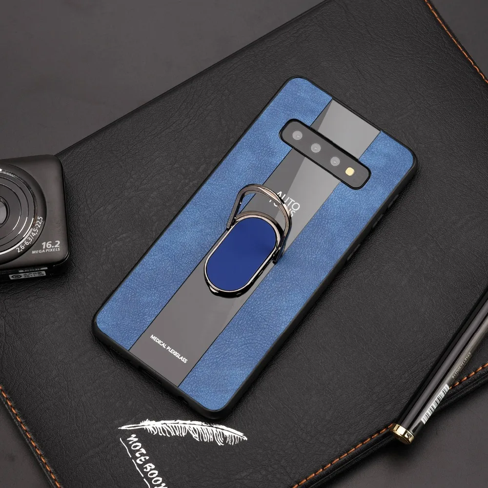 Case For Samsung Note9 S10e S10 Plus Cover Cool PU leather Litchi Skin Magnetic  (10)