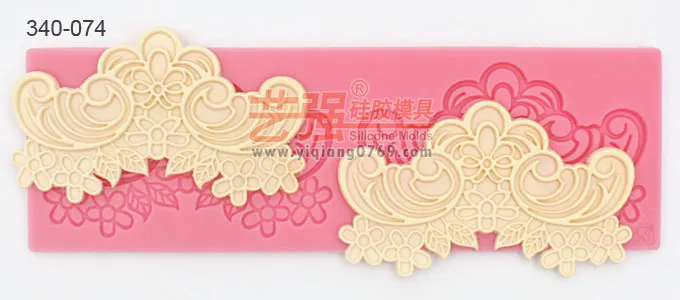 

Yiqiang Mold New Arrival free shipping brazil lace mat silicone mould fondant cake decorating tools molds