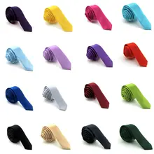 Мужские Для женщин однотонные Цвет 5 см узкие галстук тонкий студент галстуком-бабочкой YYTIE0037