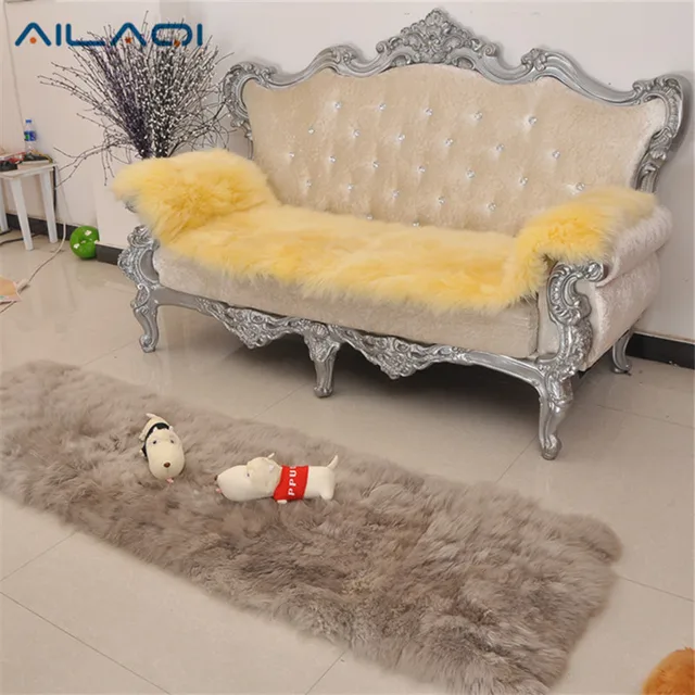 Ailaqi Australian Pure Wool Sofa Cover Leather Sets Non Slip Ailaqi Australian Pure Wool Sofa Cover Leather Sets Non Slip Chair Mat Car Seat