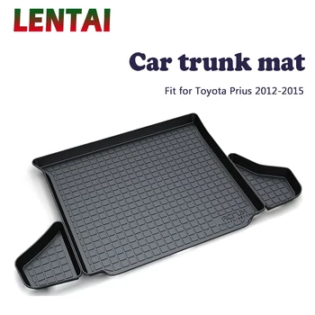 

LENTAI 1PC Car rear trunk Cargo mat For Toyota Prius 2012 2013 2014 2015 Boot Liner Tray Waterproof Anti-slip mat Accessories