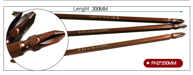 LAOA S2 электрическая отвертка из легированной стали 65 мм 100 мм 150 мм 200 мм 250 мм Phillips PH2 двойные отвертки