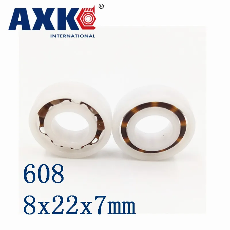 Пластиковые подшипники Axk 608 Pom (10 шт.) 8x22x7 мм стеклянные шарики 8*22*7 | Обустройство