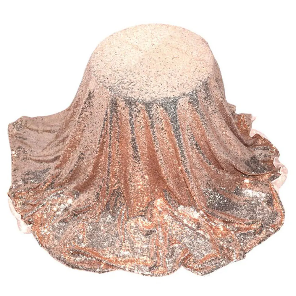 

1.2*1.2cm Sequin Tablecloth Round Table Cloth Circle Table Cover Wedding Decoration Event Party Supplies Manteles Para Mesa