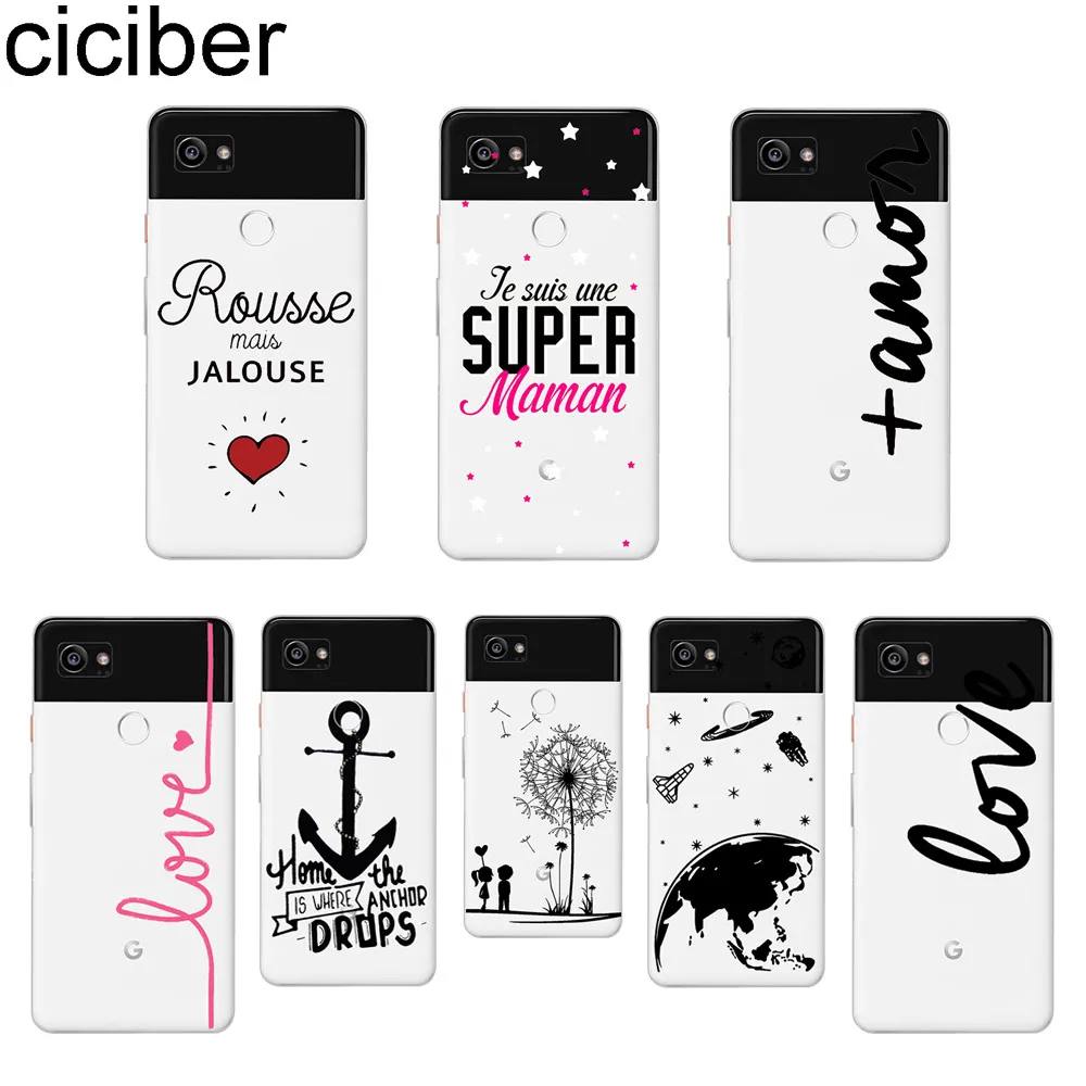 

ciciber Luxury anchor text Print Coque for Google Pixel 3 2 XL Soft TPU Silicone Back Cover Phone Cases For Pixel 3XL 2XL Fundas