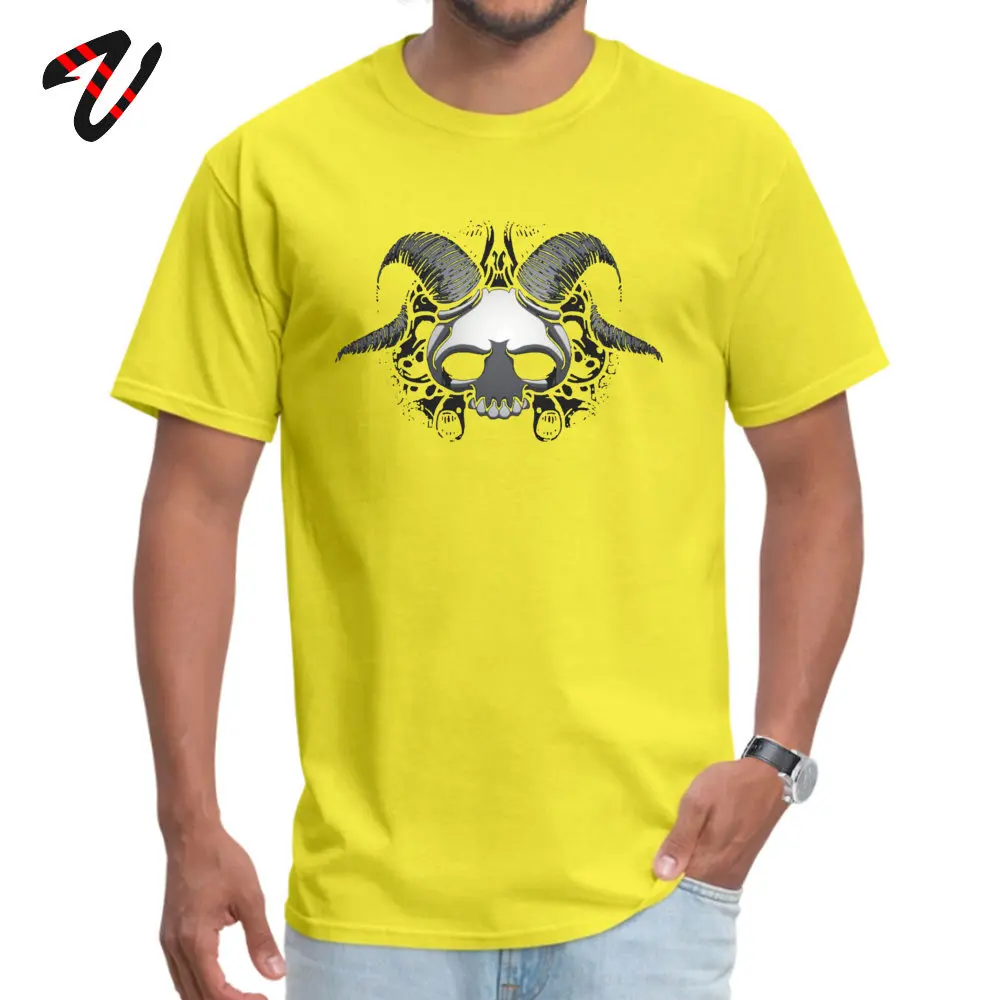 tboi wrath of the lamb! Cotton Tshirts for Male Short Sleeve Tops Shirts New Coming Lovers Day O-Neck Tee-Shirt Fashionable tboi wrath of the lamb!10932 yellow