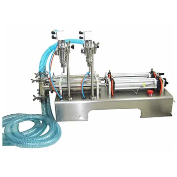 

Big volume good quality two heads pneumatic filling machine, filler G1WY-2Y-5000