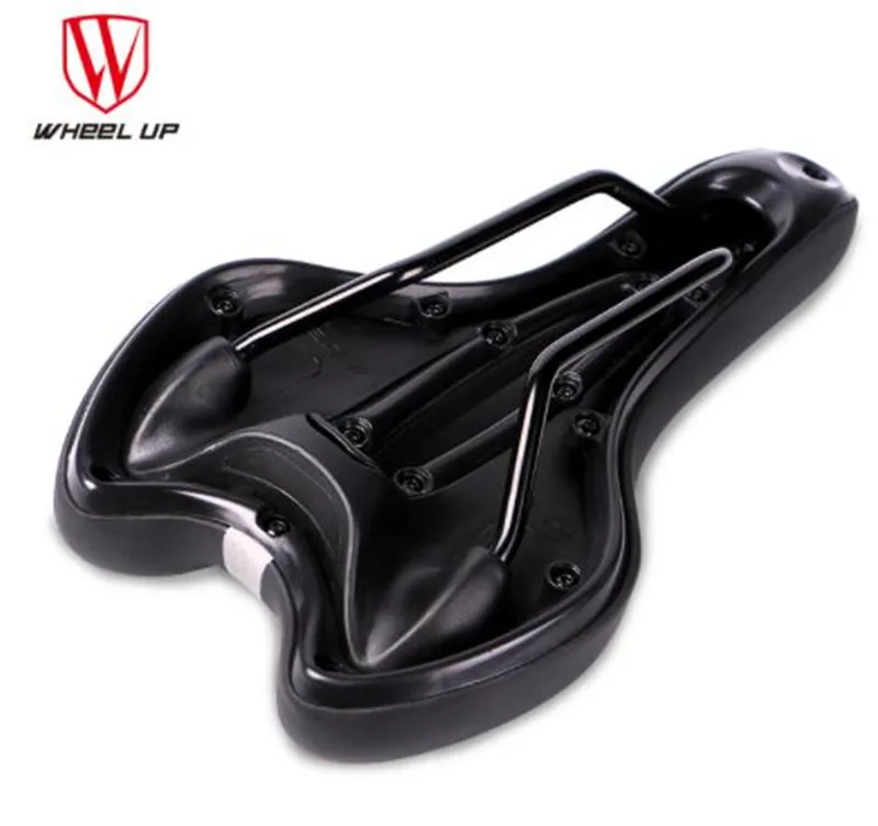 WHEEL UP Breathable Soft Bike Bicycle Saddle Road Mountain Bike Seat Thick Pad Hollow PVC Leather Comfortable Bike Saddle WHEEL UP Breathable Soft Bike Bicycle Saddle Road Mountain Bike Seat Thick Pad Hollow PVC Leather Comfortable Bike Saddle
