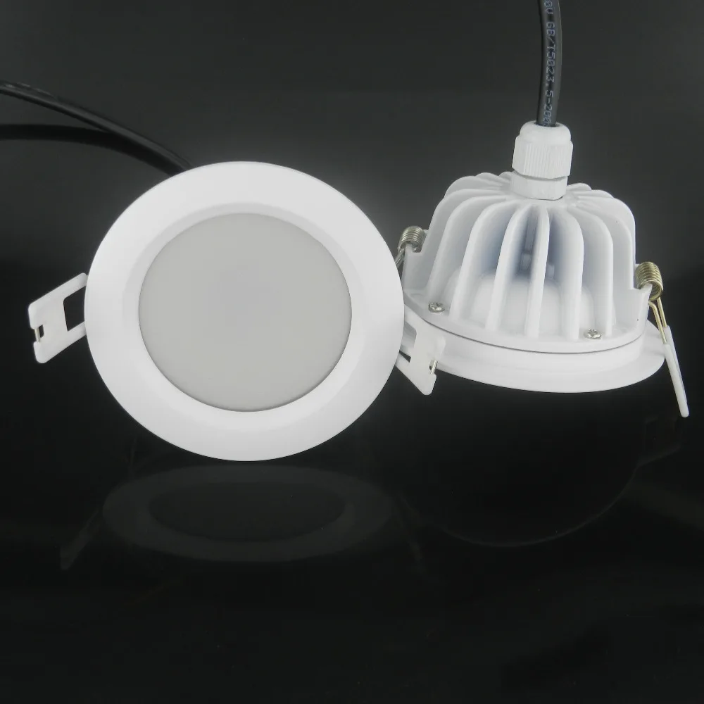 10pcs 9W IP65 Driverless Dimmable LED Ceiling Spot Lights AC220V