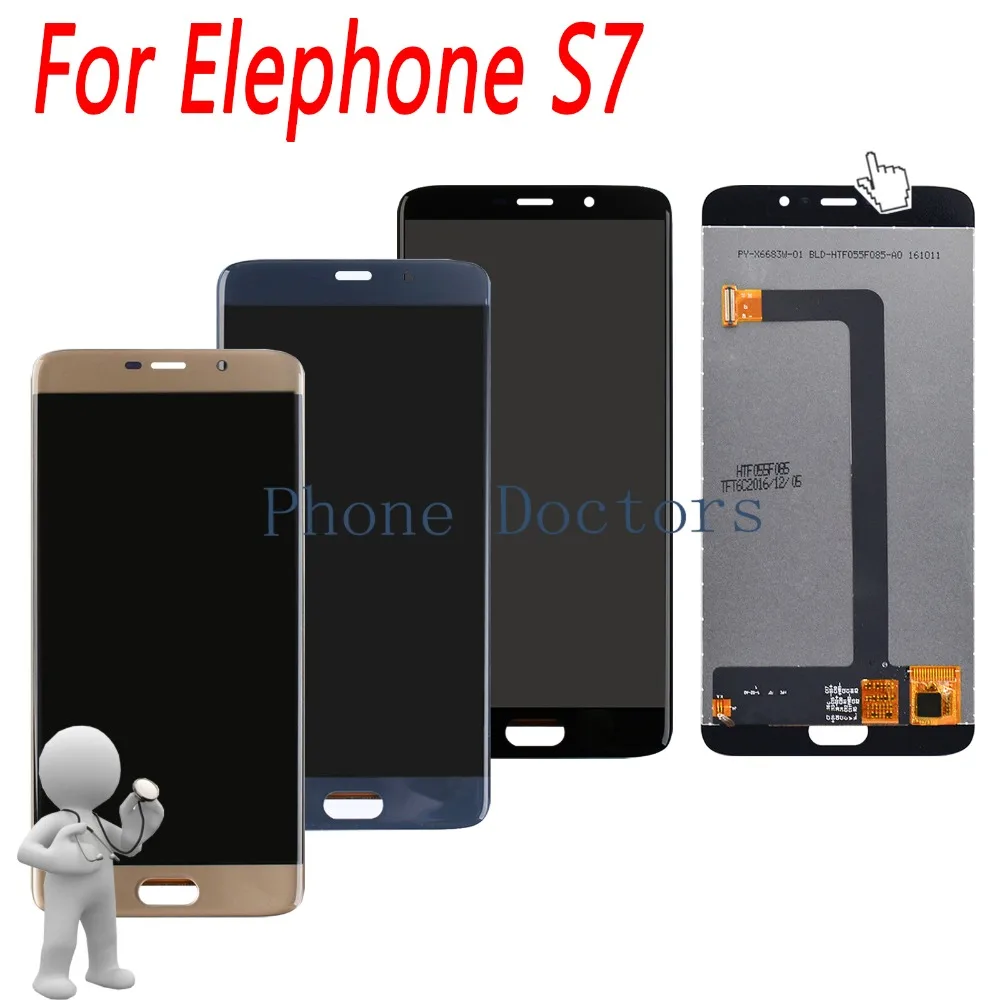 5 ''сенсорный экран дигитайзер стекло + ЖК дисплей в сборе для Elephone S7 Новый