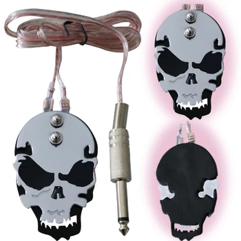 

One Skull Tattoo Foot Pedal Switch Control For Machine Gun Power Supply