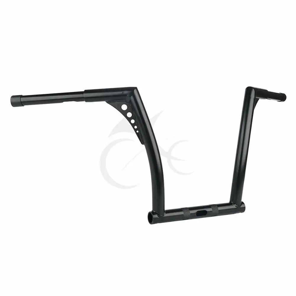 

14" Rise 1 1/4" Ape Hanger Bar Handlebar For Harley Dyna Street Fat Bob Low Rider FXLR FLD Black