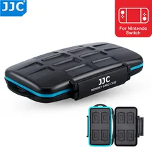 JJC NS игровой чехол для видеокарты карты памяти сумка Micro SD коробка для хранения водостойкий держатель протектор для nintendo Switch