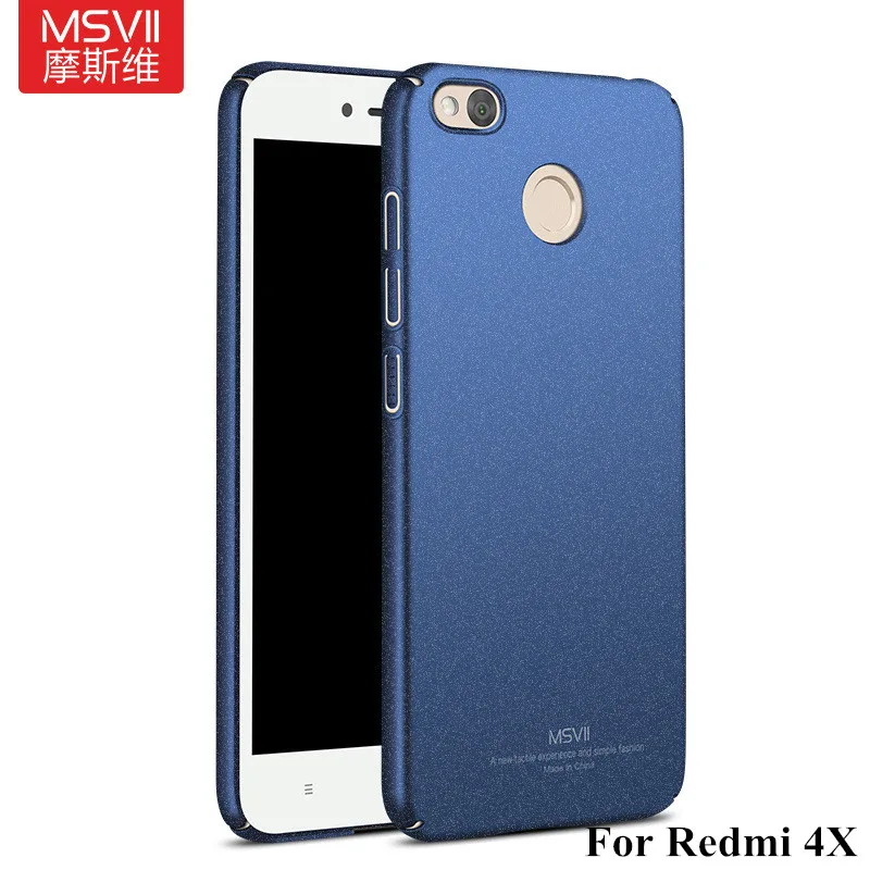 Luxury-Redmi-4X-case-Msvii-For-xiaomi-Redmi-4X-ultra-Thin-Hard-PC-360-full-Back