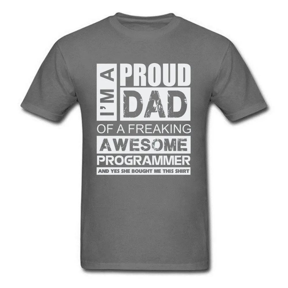 Футболка для мужчин футболки потрясающая футболка с надписью &quotProud Dad of a freaking&quot