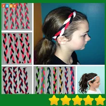 Плетеные спорта Банданы для мужчин и женщин кремния на внутри, чтобы держать оголовье на месте 500 шт./лот