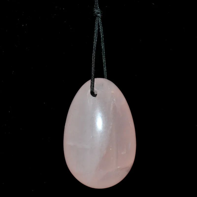 1 pcs 30*20mm drilled natural Rose Quartz jade egg for Kegel exercise postpartum recovery pelvic floor muscles ben wa ball yoni 1 pcs 30*20mm drilled natural Rose Quartz jade egg for Kegel exercise postpartum recovery pelvic floor muscles ben wa ball yoni