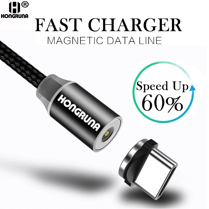Магнитный зарядный кабель Micro USB Type C для быстрой зарядки 2 А iPhone Samsung|Зарядные