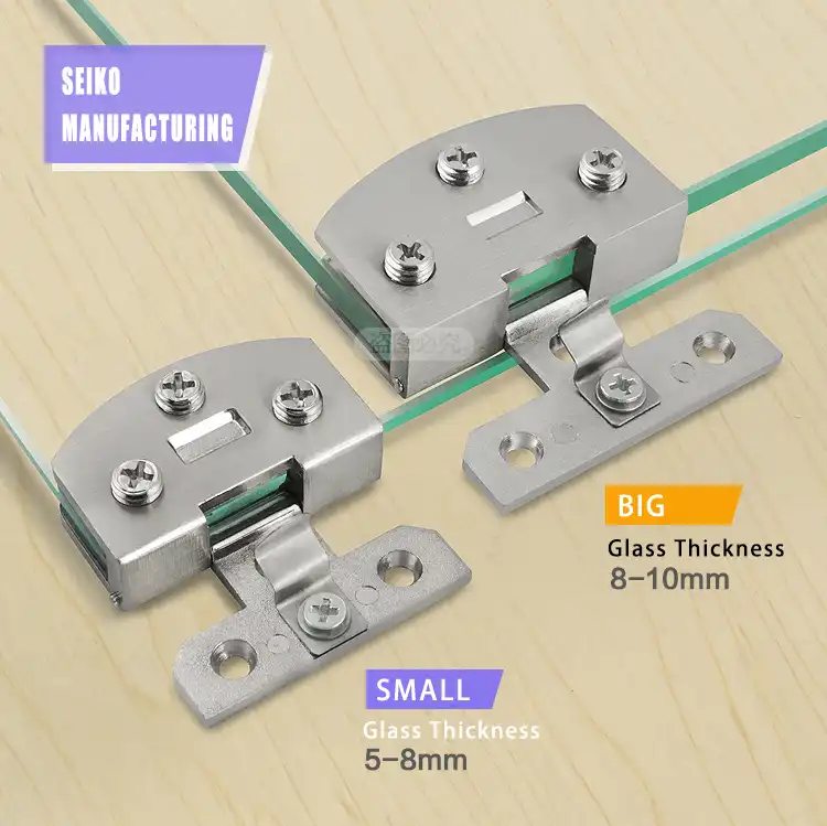 Fitting Glass Door Hinge Without Hole Glass Hinge Clip Cabinet