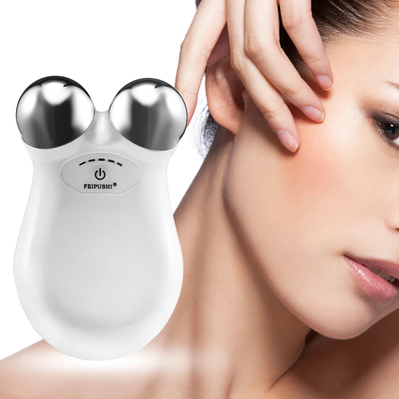 Mini Micro current Face Massager Facial Lifting Skin Tightening Beauty Device Remove Wrinkle Skin Rejuvenation Toning Massage|Massage Roller| - AliExpress