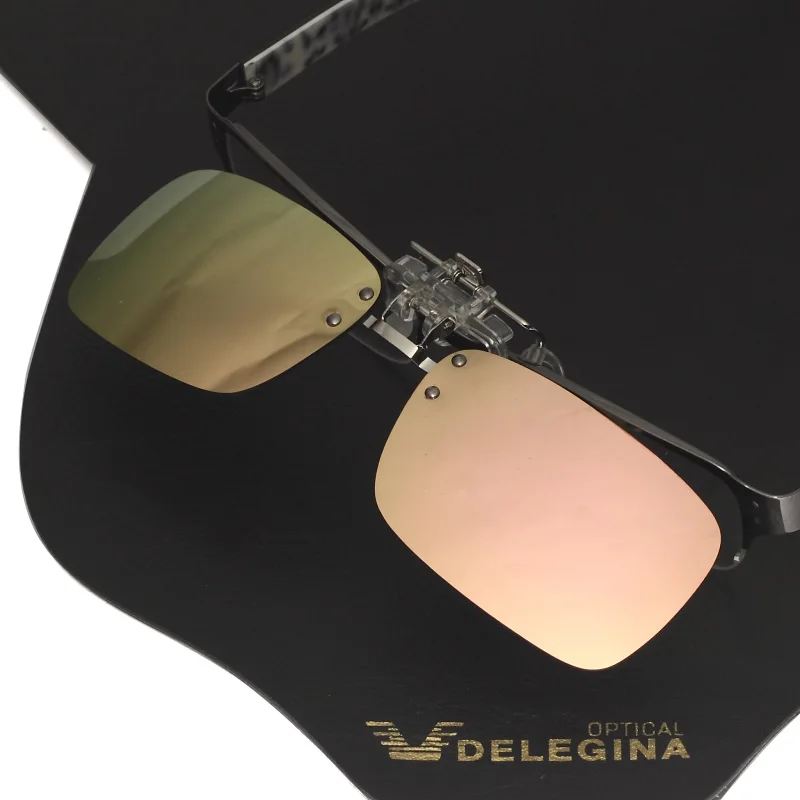 Buy 2017 Rimless Polarized Clip on Sunglasses Men