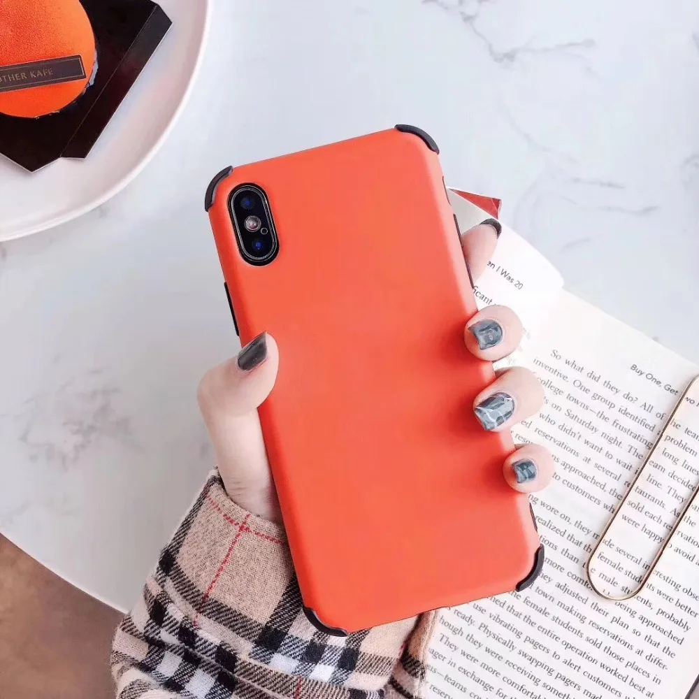 Case For iPhone Xr X Xs Max Cover Korean Candy Color Soft Silicone Shockproof Phone Cases For iPhone X Xs 7 8 Plus 6S Plus Coque (16)