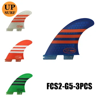 

Surfing Quilhas FCS2 Fin G5 Surfboard Fins 4 Color Surfing Fins Honeycomb G5 Fins