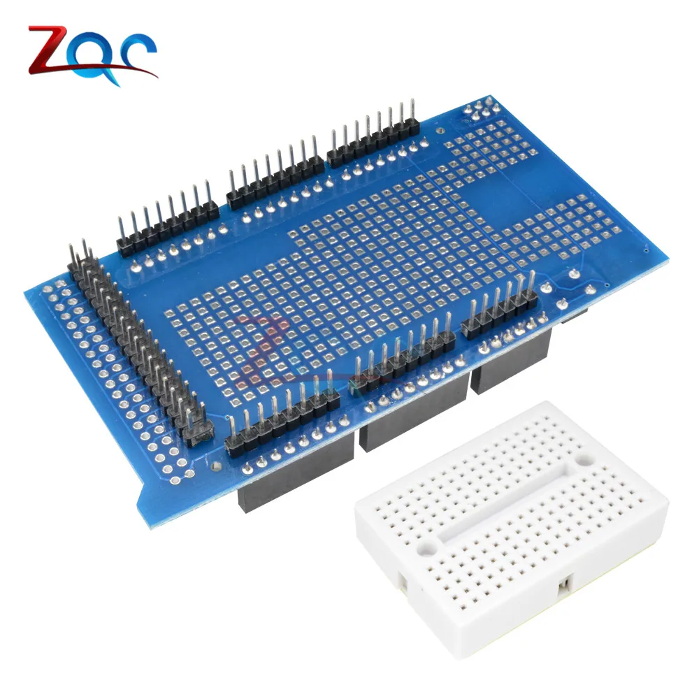 

Proto прототип экран печатной платы V3.0 V3 плата разработки расширения + мини PCB макетная плата для Arduino MEGA ATmega1280/ATMEGA2560