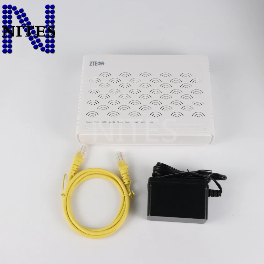 Дешевая цена/Новый ZTE F612W GPON ONU с 2 FE + 1 voice wifi роутер двойной протокол английская