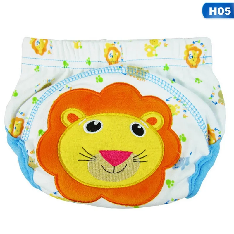 Children Cartoon Potty Leak-proof Diapers Training Pants Cotton Panties 80 90 100 Cm Briefs Newborn Underwear For Baby Boy - Цвет: 5