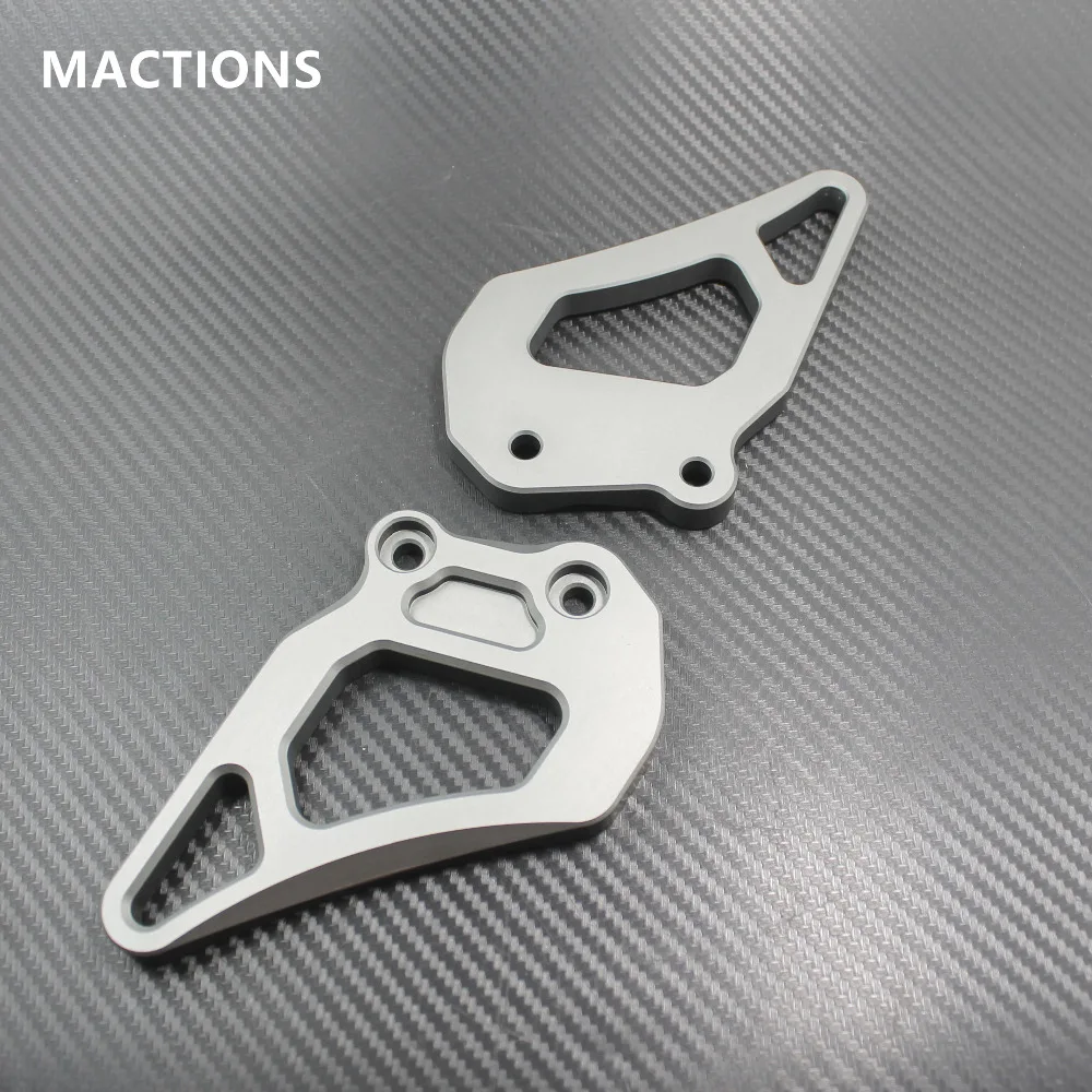 

2x Titanium Color Motorcycle CNC Aluminum Foot Rests Foot Pegs Heel Plates For R1200GS LC , R1200GS Adventure 2013-2016
