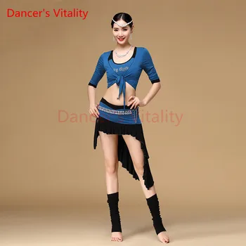 

Dancer's Vitality New Arrival Training Costume Belly Dance set Spandex Suit for Women Practice for Belly Dance
