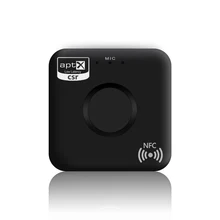 B7 плюс Bluetooth 4,2 приемник Беспроводной аудио приемник APT-X NFC CVC6.0 адаптер Встроенный микрофон двойной AUX out для динамик для наушников