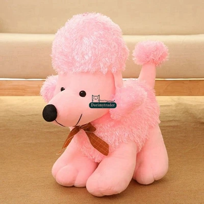 Pink Dorimytrader спортивный костюм для малышей симпатичное Мягкое Животное с рисунком пуделя для женщин плюшевая игрушка Большая мягкая Животные собака куклы, детский подарок 5 цветов 55 см х 50 см DY50065 - Цвет: Pink
