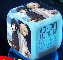 Seraph of the End Mikaela Hyakuya Yuichiro Japan Anime 7 color Alarm Clock anime seraph of the end cosplay yuichiro hyakuya backpack anime cartoon second element middle school student bag female backpack