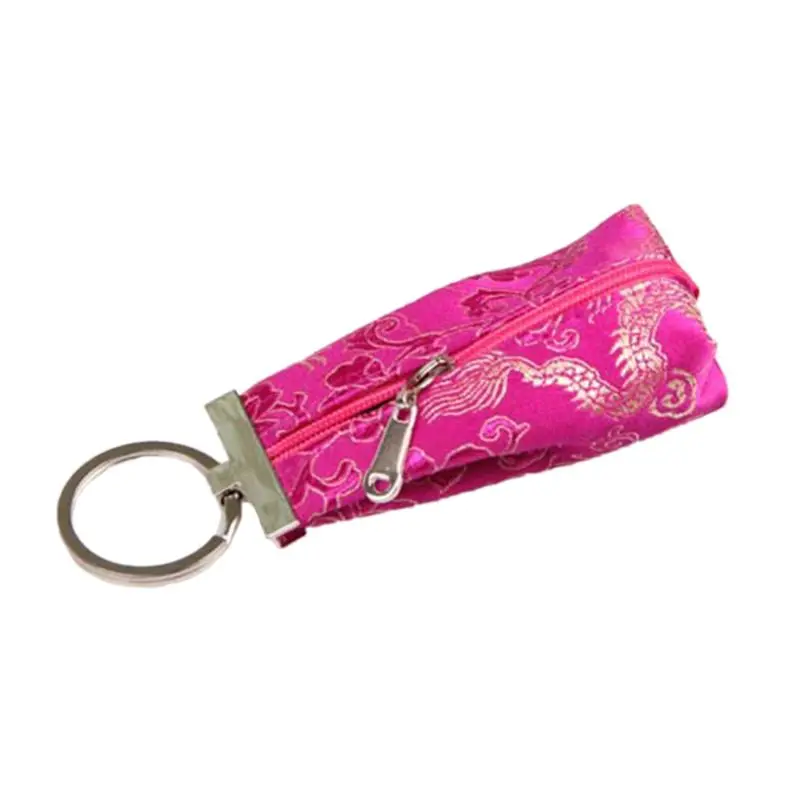 

Fashion Women Key Ring Small Bag Girls Mini Wallet Zip Coin Purse