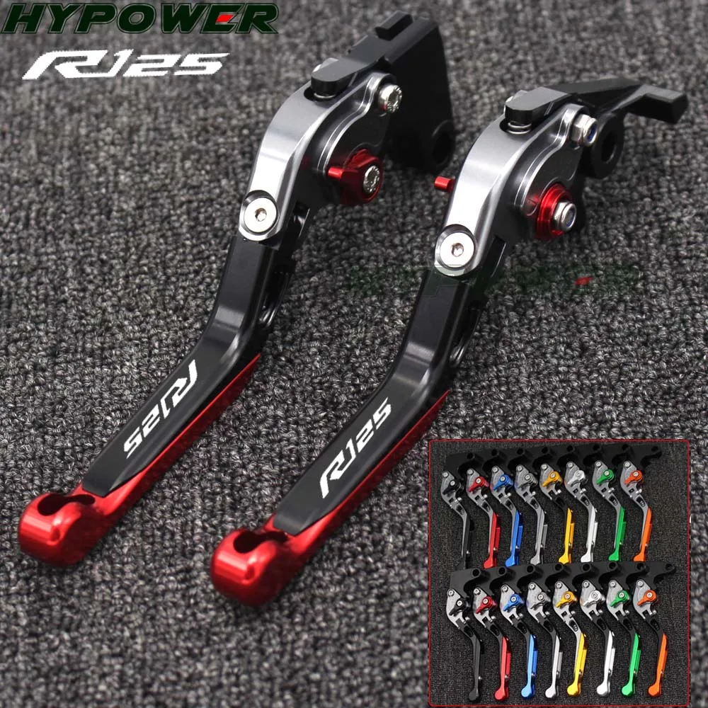 

CNC Motorcycle Foldable Extending Brake Clutch Lever And Moto 170mm Lever For YAMAHA YZFR125 YZF R125 2008-2011 2009 2010