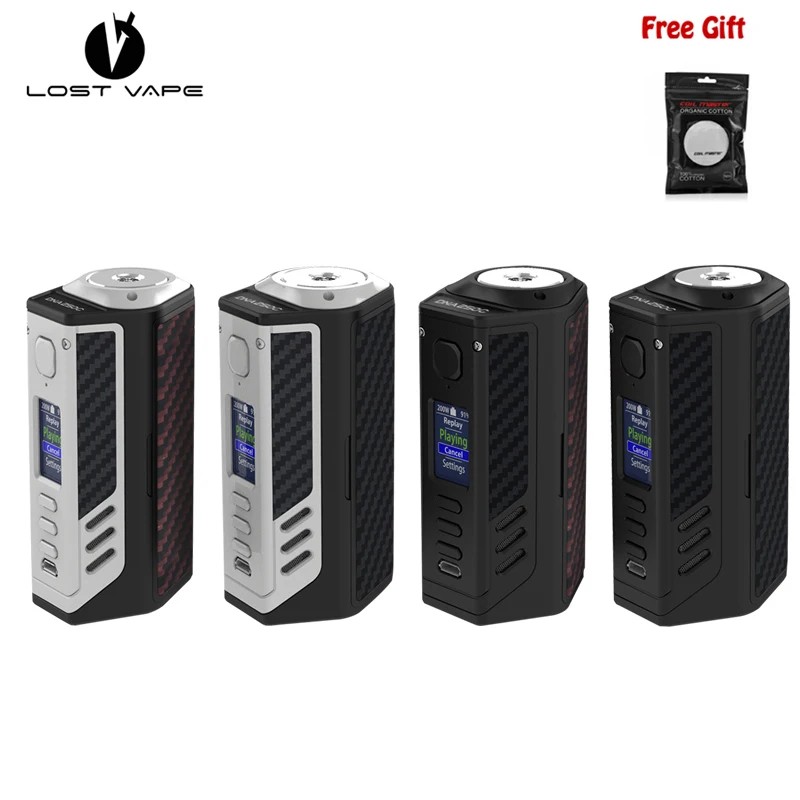 

Orignal Lost Vape LostVape Triade DNA250C Box Mod Powered By Triple 18650 DNA 250C Board Vape Vaporizer Upgradable E cig Mod
