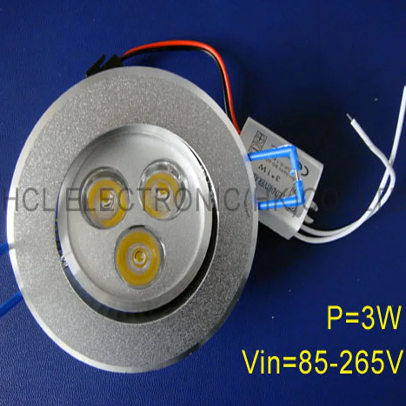 

High quality LED ceiling lamp 3w led lamp, high power led ceiling light 3W free shipping 10pcs/lot