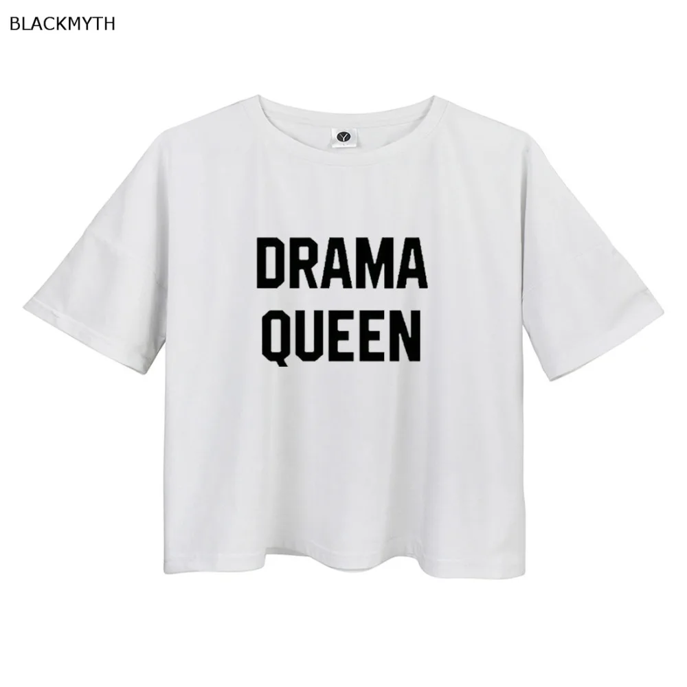 Футболка blackmyth Harajuku футболки с принтом летний укороченный топ драма королева