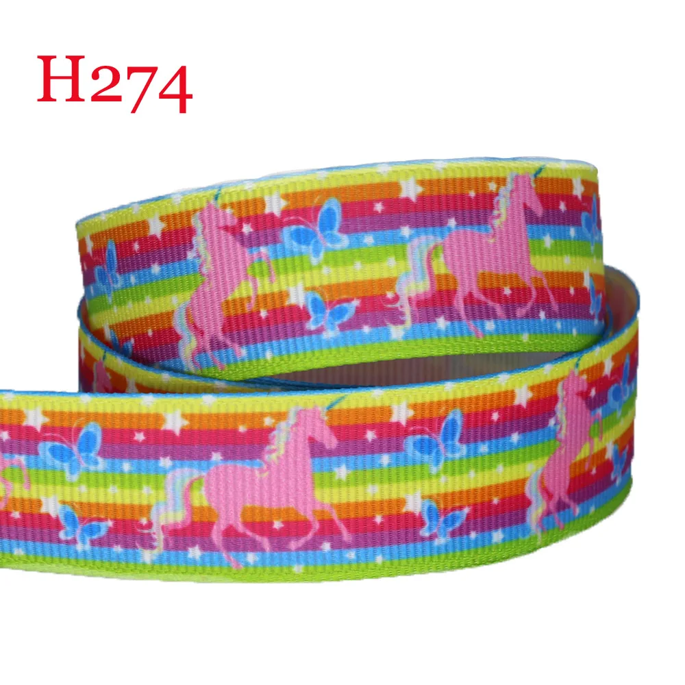 Grosgrain Ribbon 22mm Unicorn Unicorn Print Wholesale Party Gift Decoration-in Ribbons from Home ...